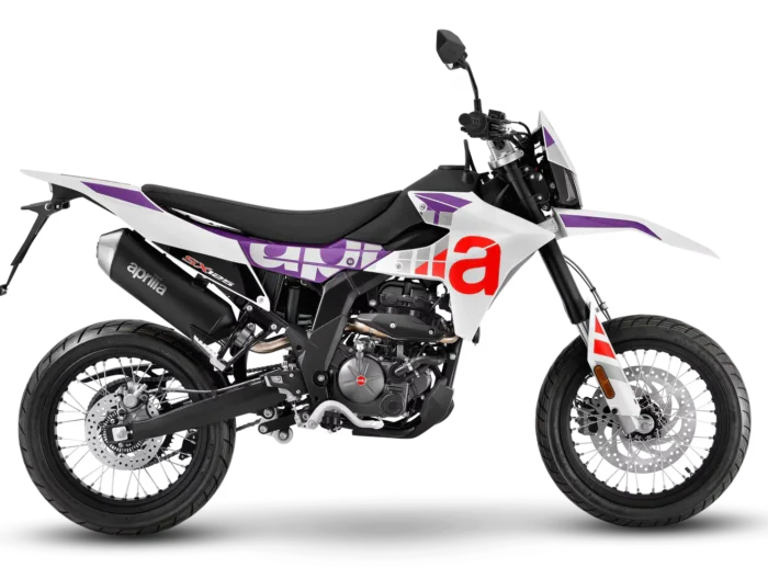 aprilia sx 125 jednocilindrični motocikl boja Cubozoa White