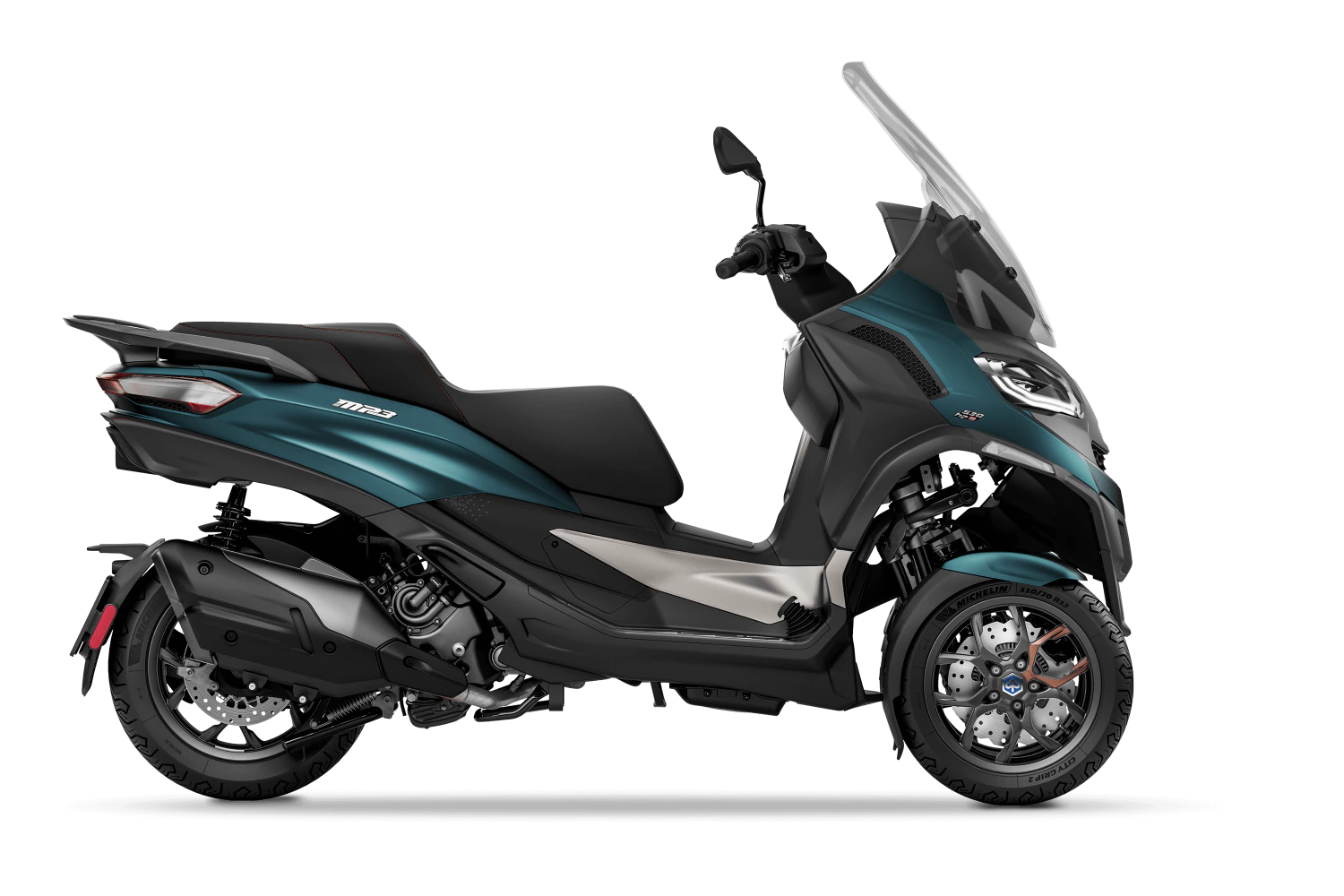 Piaggio MP3 530 Exclusive Euro 5 blu oxygen mat Piaggio MP3 530 Exclusive Euro 5 blu oxygen mat