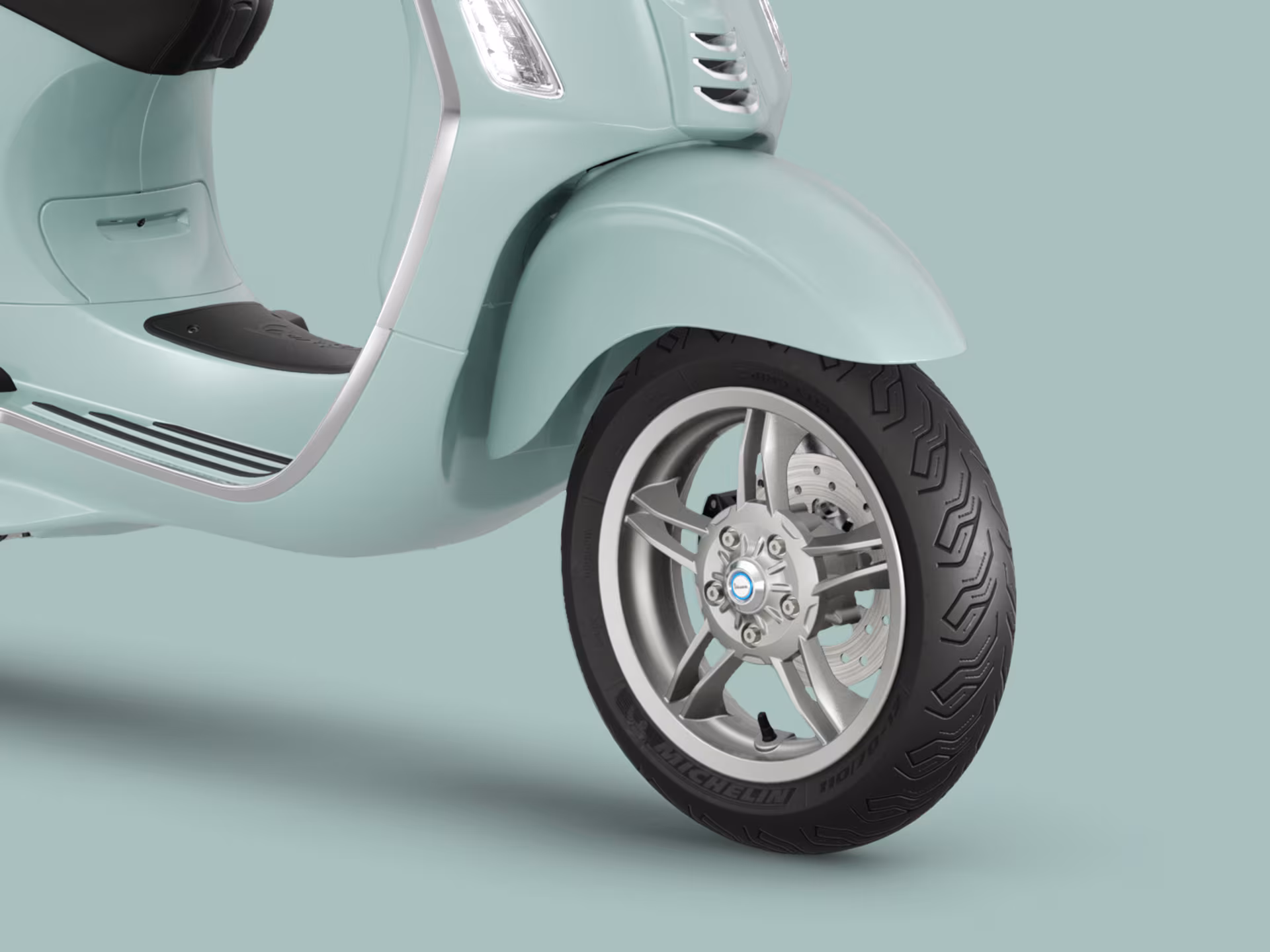 električna Vespa Primavera Elettrica 45 Verde Amabile