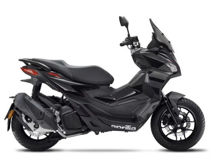 aprilia sr gt 200 aprilia black