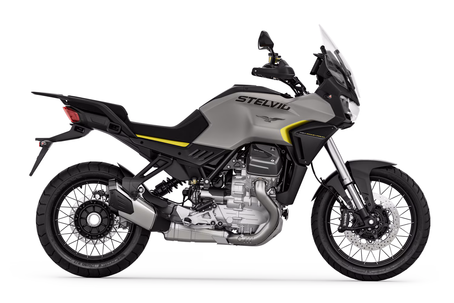 Moto Guzzi Stelvio boja grigio climbing Moto Guzzi Stelvio boja grigio climbing