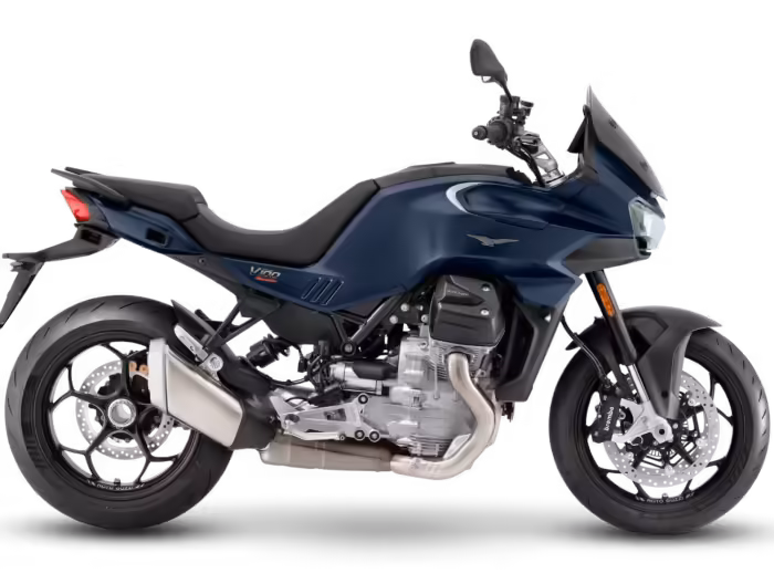 Moto Guzzi V100 Mandello blu oceano