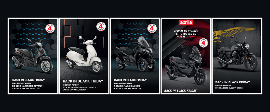 Black Friday Moto Mondo salon skutera i motocikala Zagreb