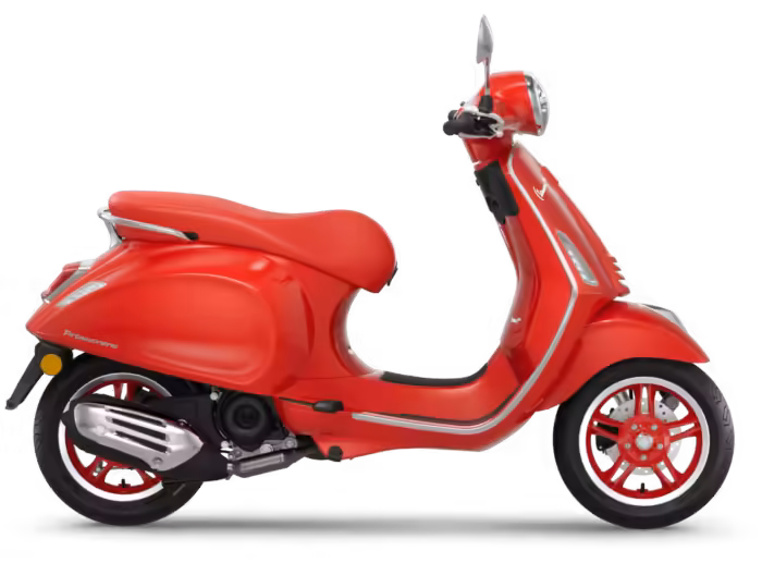 Vespa Primavera 50 RED Euro 5 crvena red